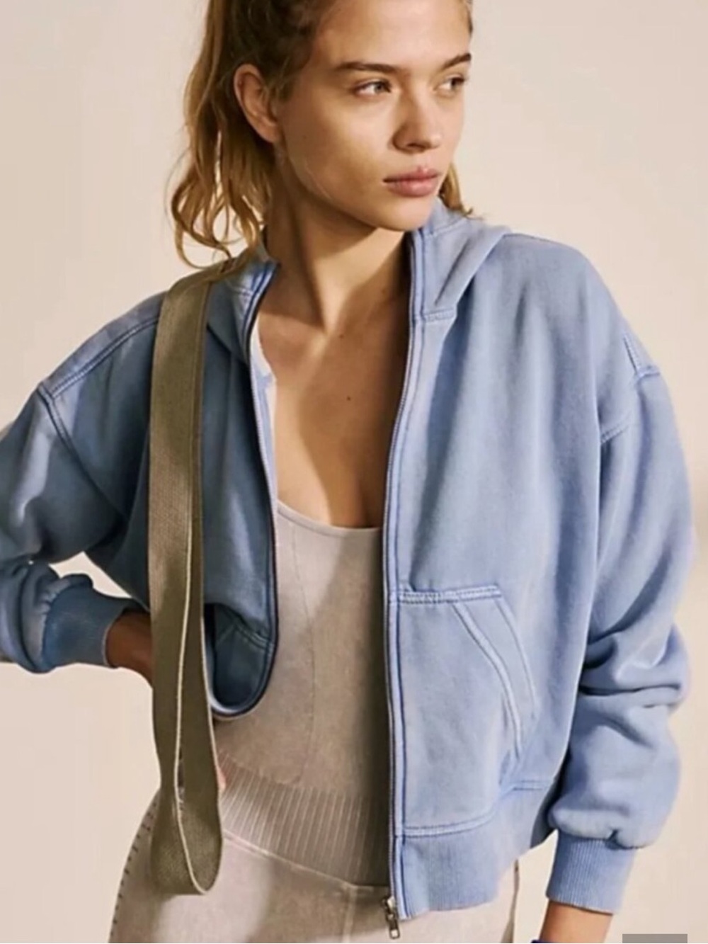 Free People Wild at Heart Zip-Up XS/S